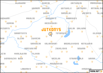 map of Jutkonys
