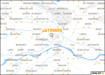 map of Jutphaas