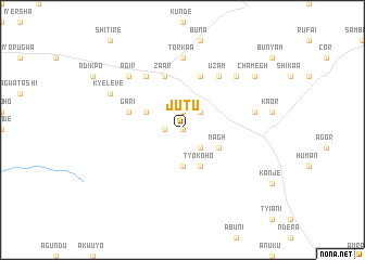 map of Jutu