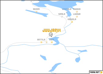 map of Juujärvi