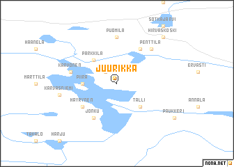 map of Juurikka