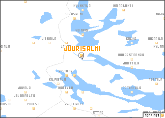 map of Juurisalmi
