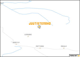 map of Juutistenaho