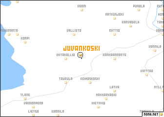 map of Juvankoski