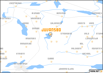map of Juvansbo