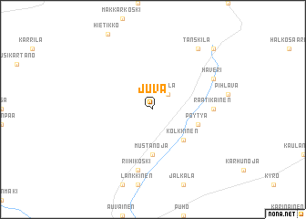 map of Juva