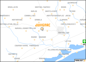 map of Juvignac