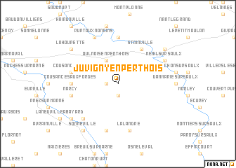 map of Juvigny-en-Perthois