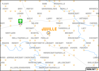 map of Juville