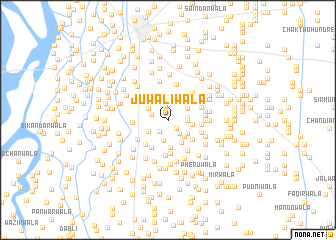 map of Juwālīwāla