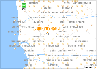 map of Juwayb Yāshūţ