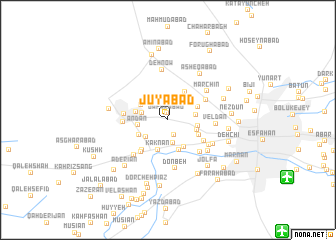 map of Jūyābād