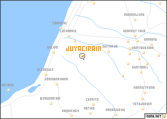 map of Juyacirain