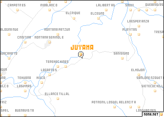 map of Juyamá