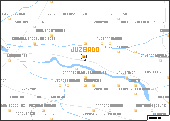 map of Juzbado