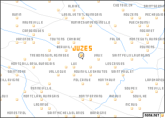 map of Juzes