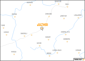 map of Juzhai