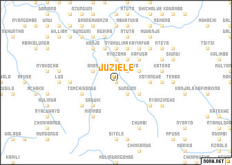 map of Juziele