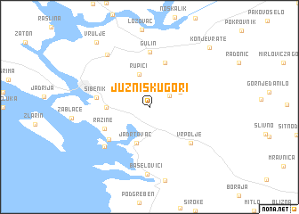 map of Južni Škugori