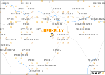 map of Jwenkelly