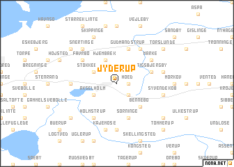 map of Jyderup