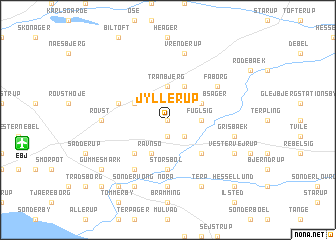map of Jyllerup