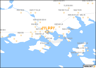 map of Jylppy