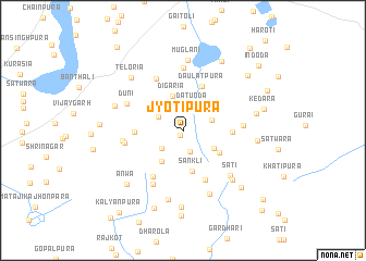 map of Jyotipura