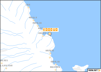 map of Kaaawa