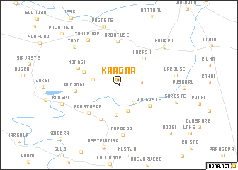 map of Kaagna