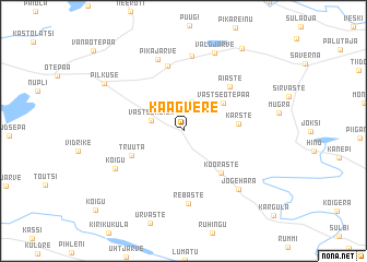 map of Kaagvere