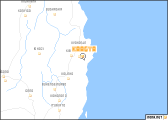 map of Kaagya