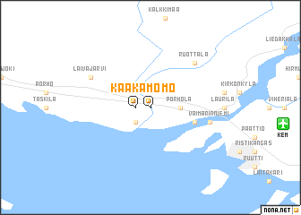 map of Kaakamo