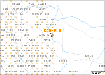 map of Kaakela