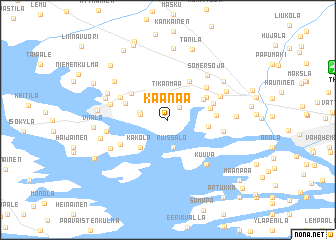 map of Kaanaa