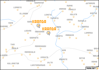 map of Käända