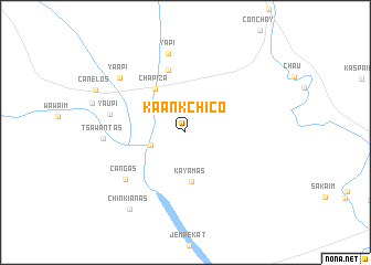 map of Kaank Chico