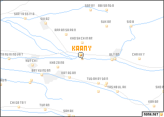 map of Kaany