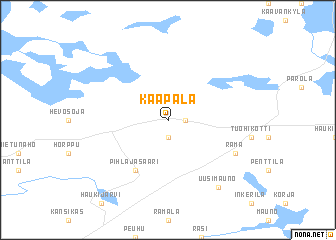 map of Kääpälä