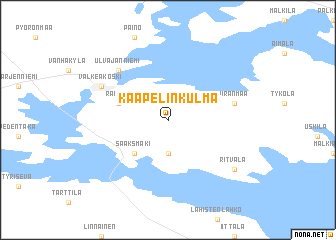 map of Kaapelinkulma