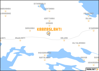 map of Kaaraslahti