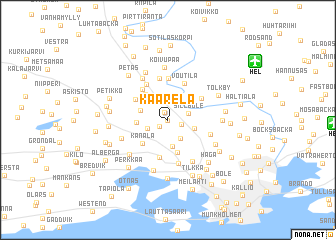 map of Kaarela
