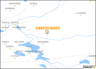map of Kääriövaara