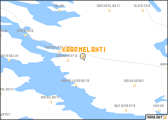 map of Käärmelahti