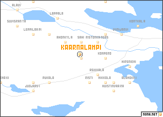 map of Kaarnalampi