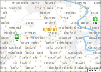 map of Kaarst