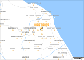 map of Kaátains