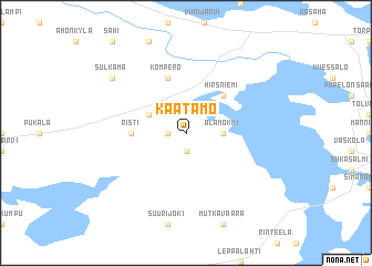 map of Kaatamo