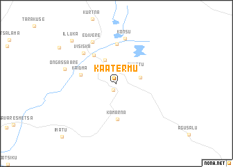 map of Kaatermu