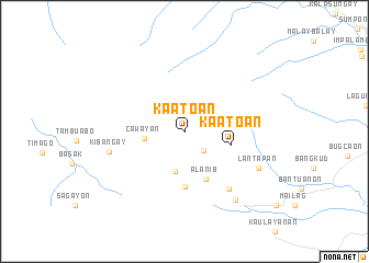 map of Kaatoan